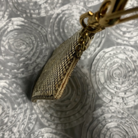 Whiting & Davis Gold Mesh card/coin purse
